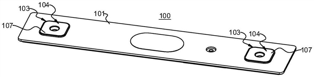 Composite pole column, top cover and battery