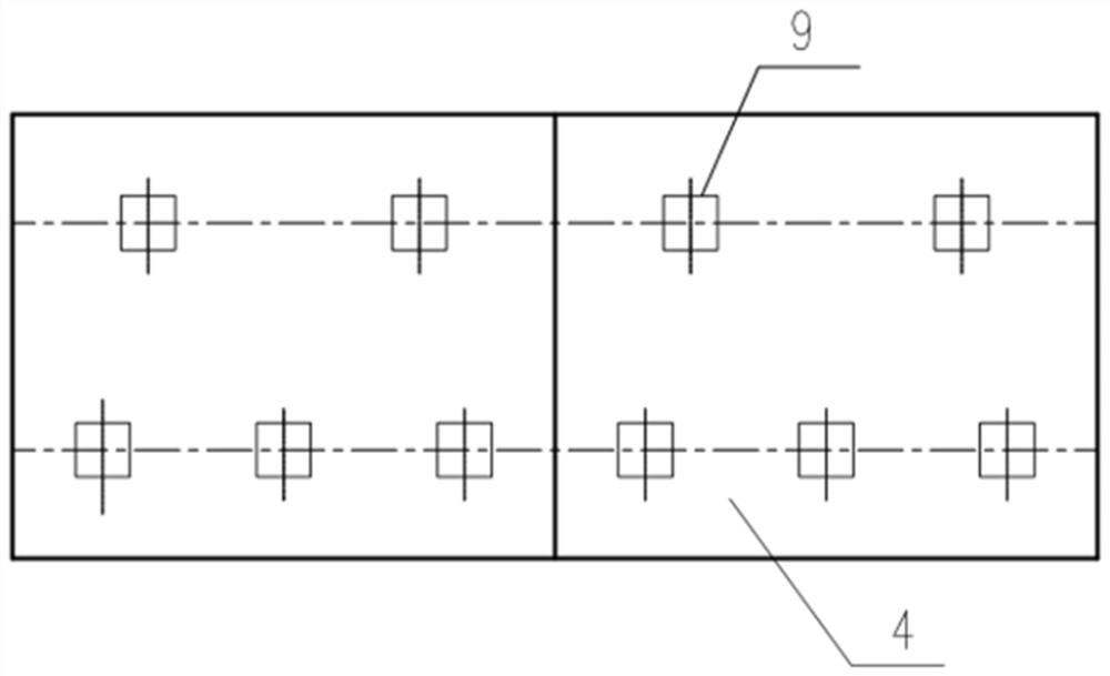 Assembly type low pile bearing platform revetment suitable for muddy foundation and construction method