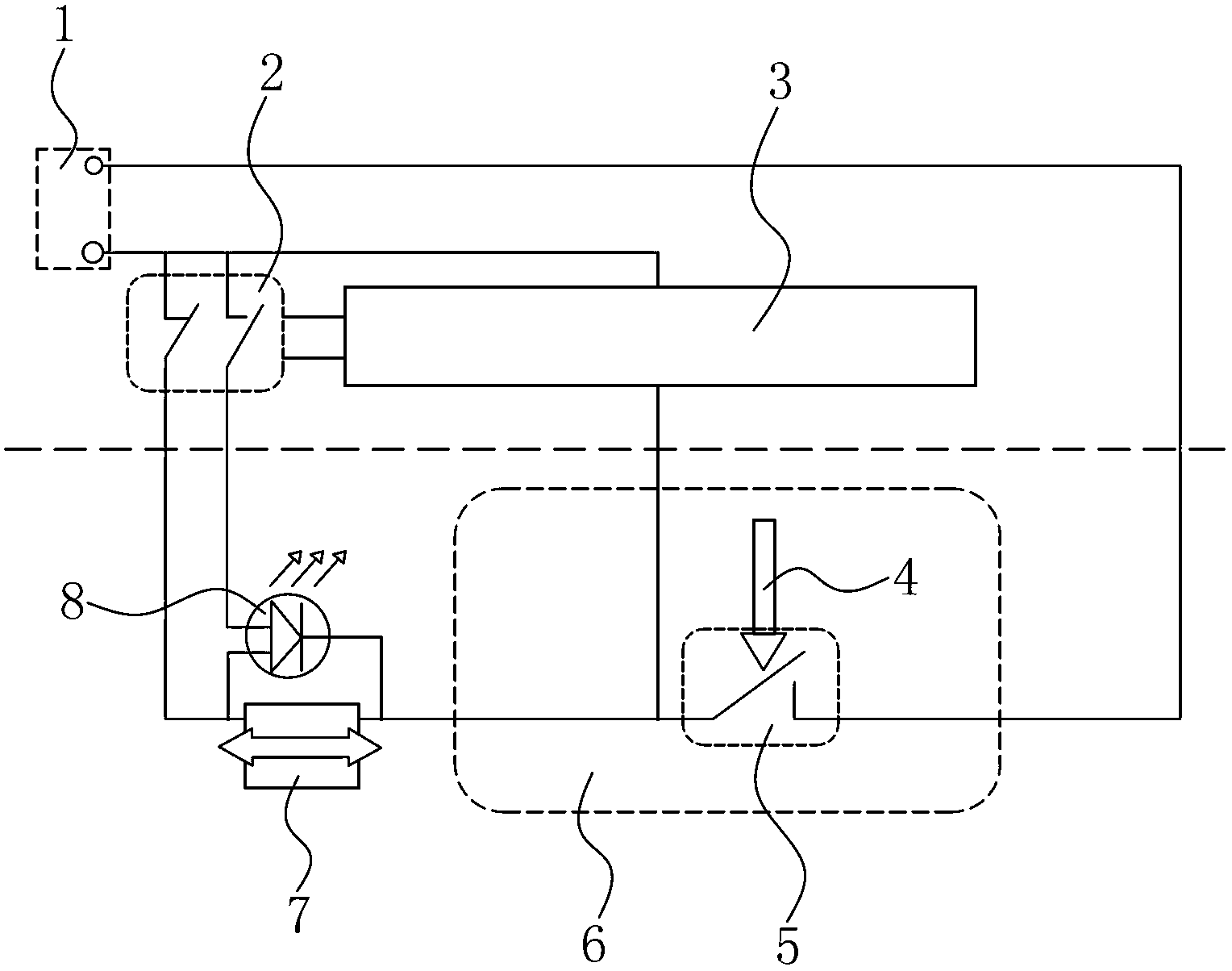 Electronic lock control system, control method and electronic failure removing method thereof