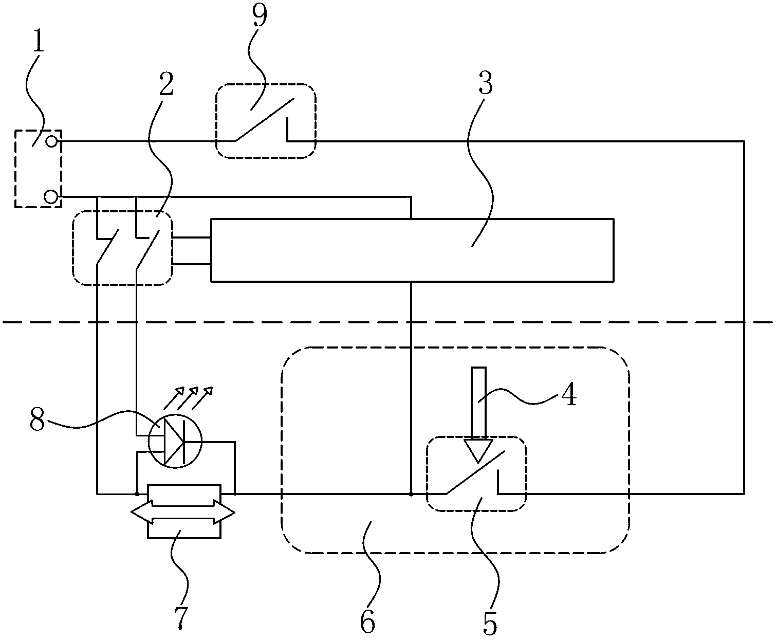 Electronic lock control system, control method and electronic failure removing method thereof