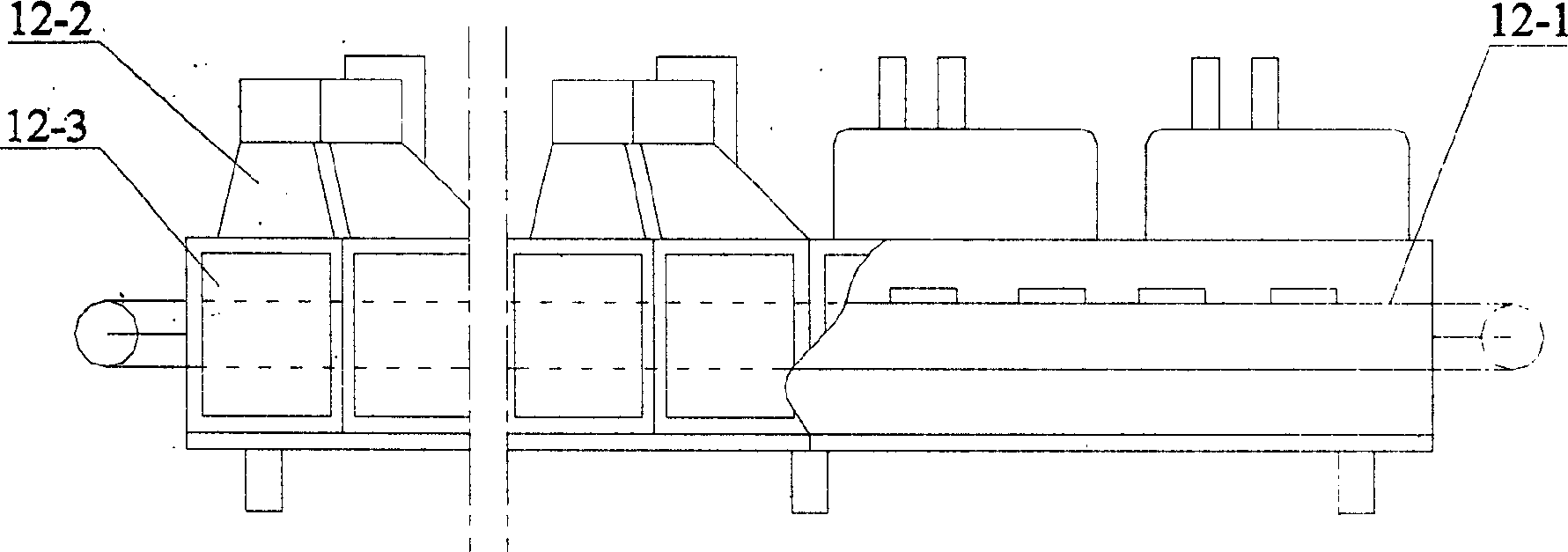 Method and device for continuously cooking rice