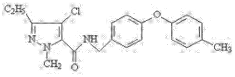 Efficient pesticide containing methidathion, tolfenpyrad and empenthrin