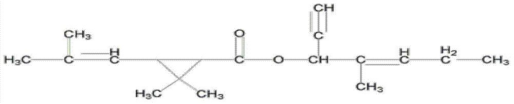 Efficient pesticide containing methidathion, tolfenpyrad and empenthrin