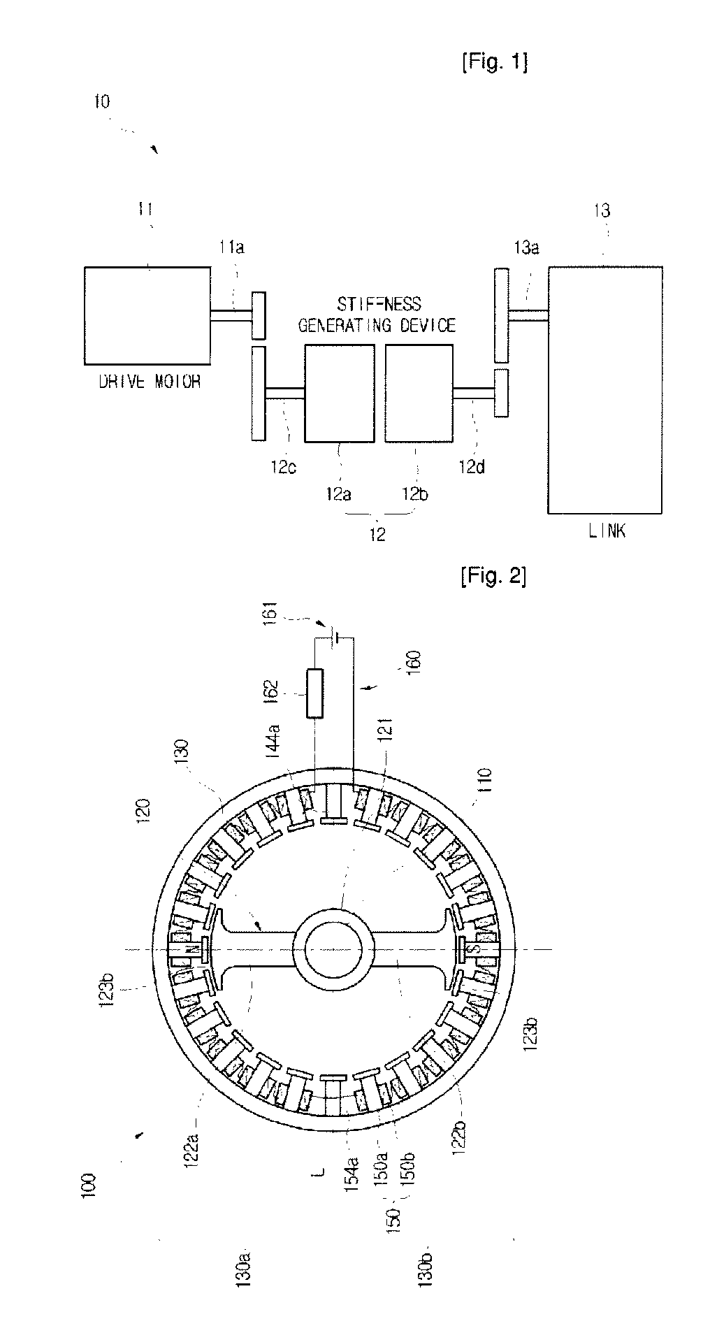 Device for generating stiffness and joint of robot manipulator comprising the same