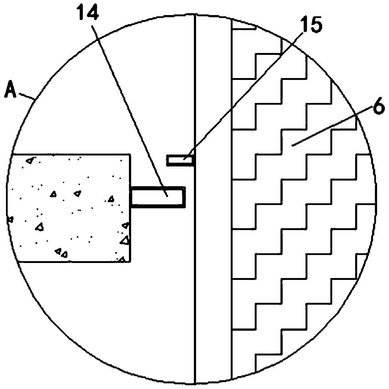 Falling protection equipment for displaying fragile artware