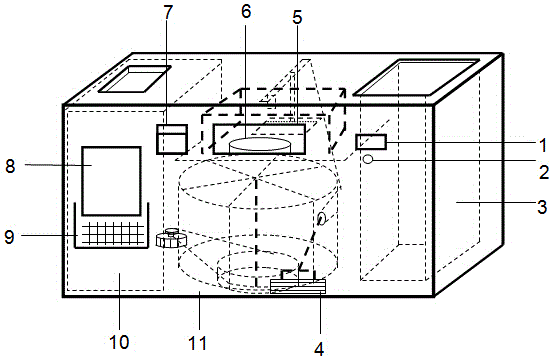 Intelligent identifying card automatic sorting collecting method