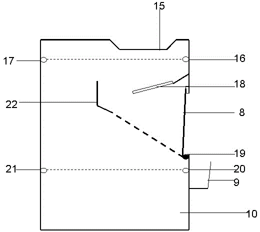 Intelligent identifying card automatic sorting collecting method