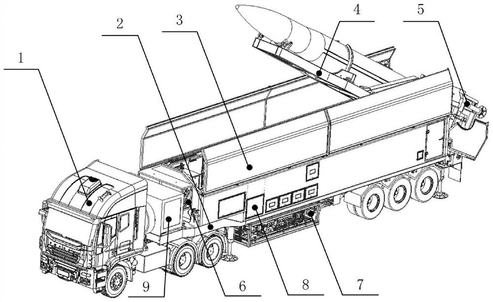 Rocket mobile launching vehicle