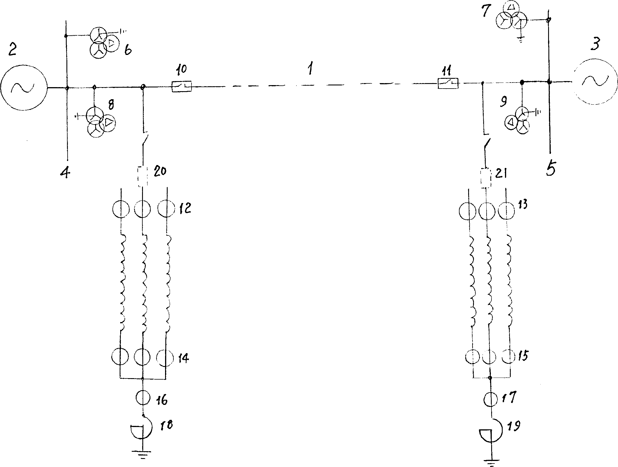 Quick discrimination method for dynamic impedance of parallel reactor