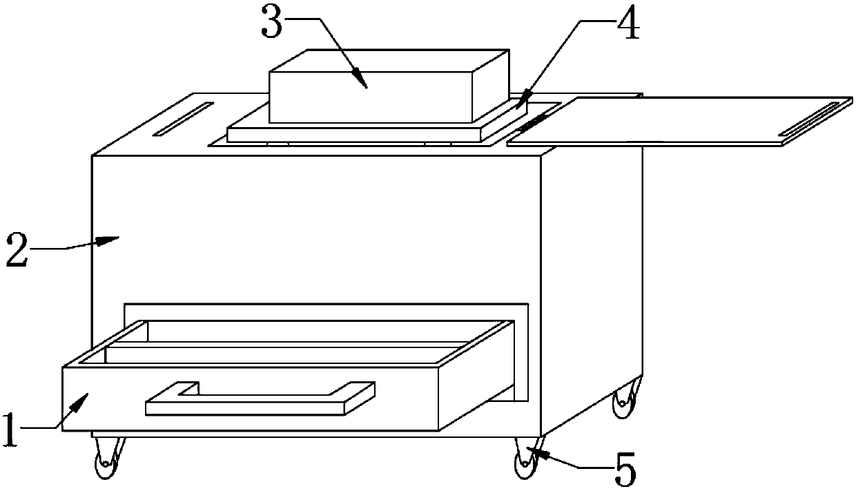 Protein analyzer storage device for clinical lab