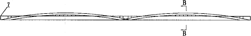 Overlap beams downstriker movable mould frame bridging machine