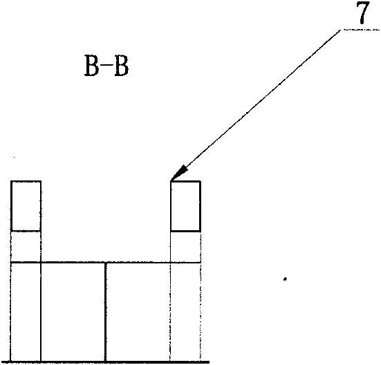 Overlap beams downstriker movable mould frame bridging machine