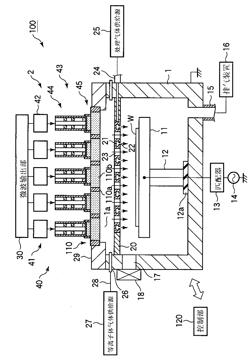 Microwave plasma source and plasma processing apparatus