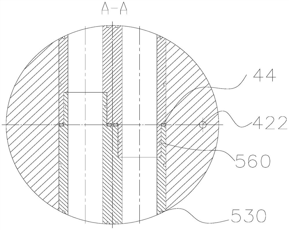 Directional valve with self-compensating directional cock