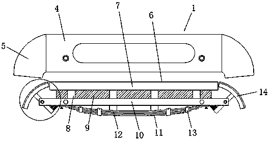 A splice truck front bumper