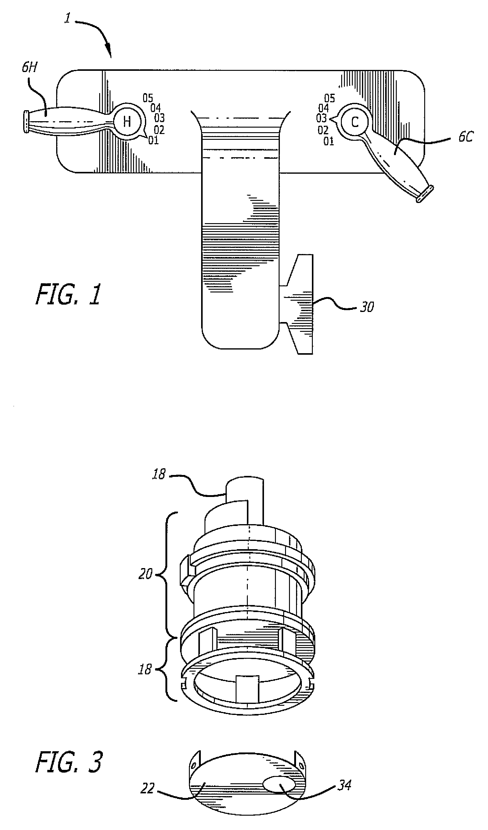 Faucet with water temperature retaining feature