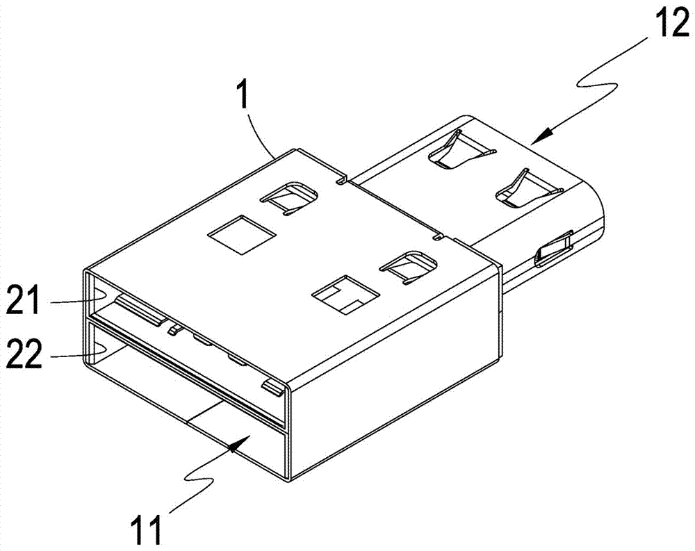 Connector adapting structure