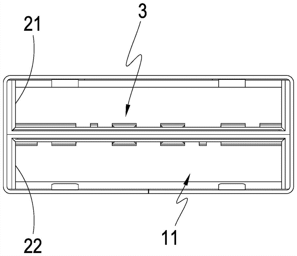 Connector adapting structure