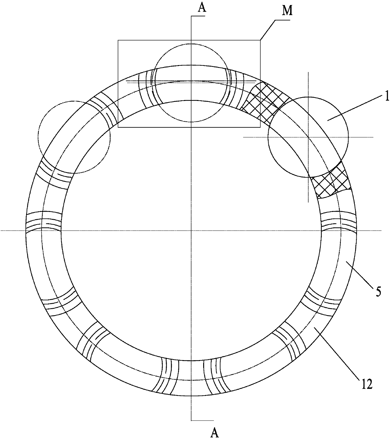 Mute holder of bearing