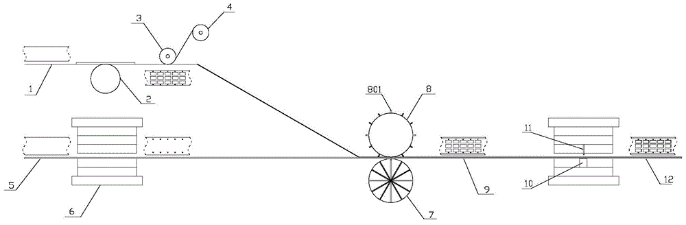 Production method of glue contraction reinforcing slice