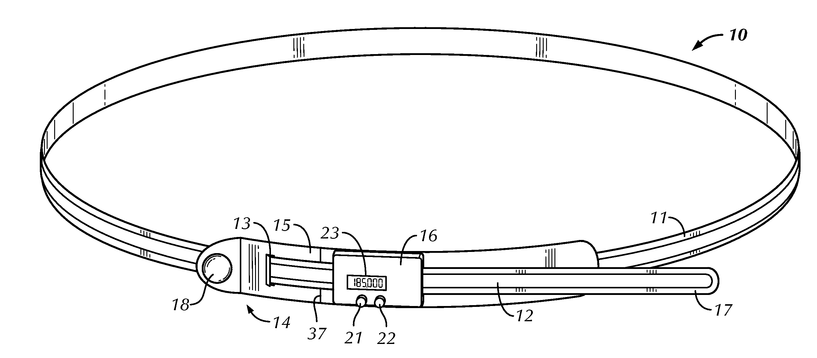 Optical readout device to provide visual information