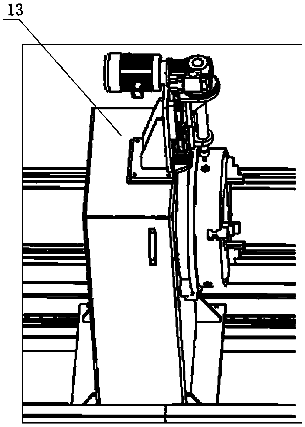 Drill rod welding robot production line