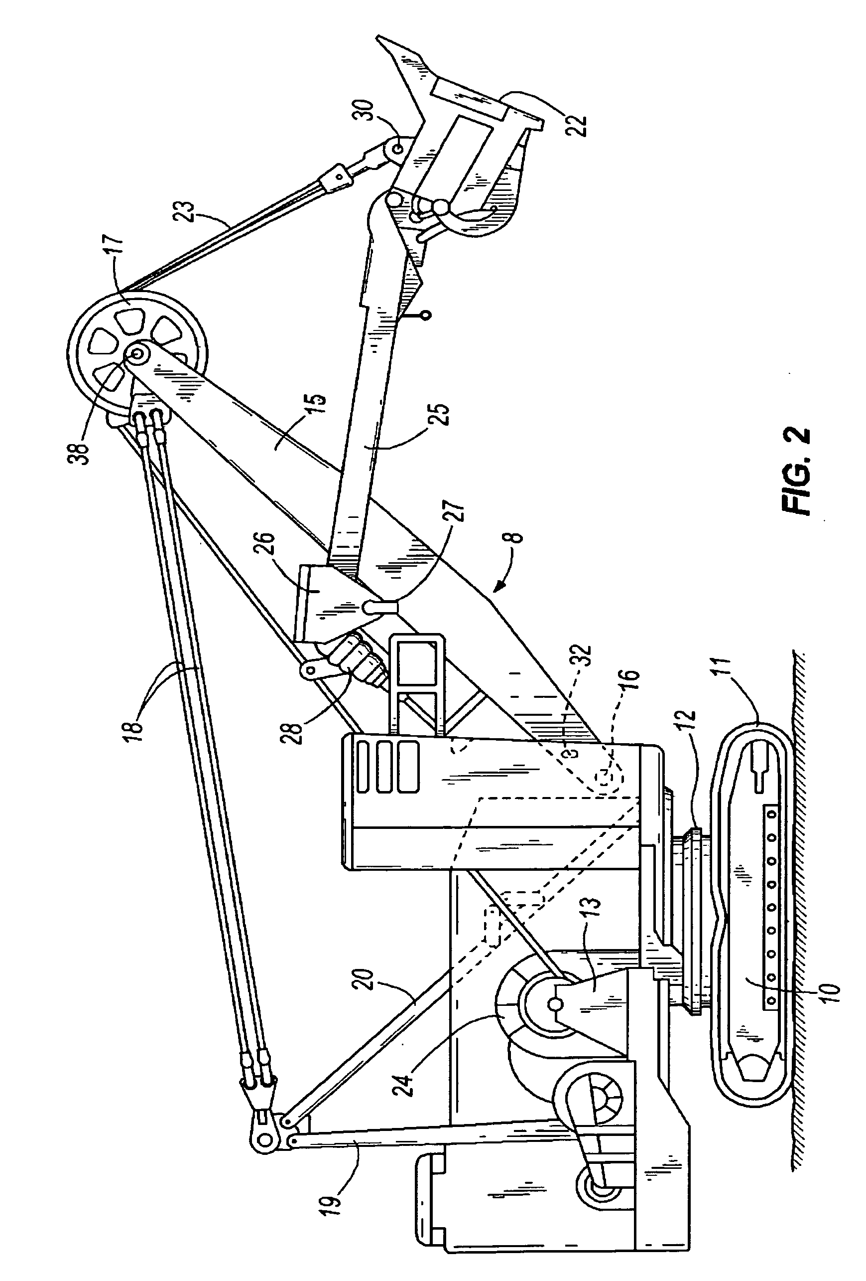 Device for measuring a load at the end of a rope wrapped over a rod