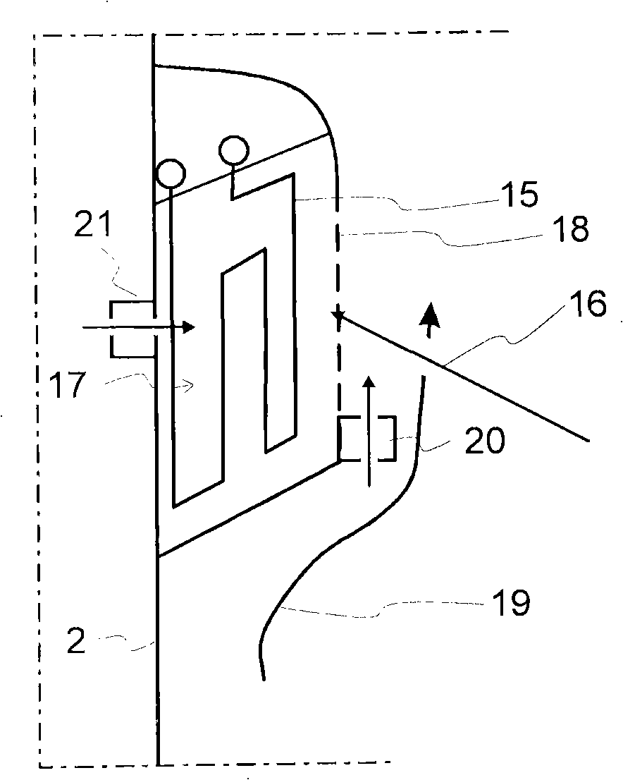 Boiler equipped with a superheater