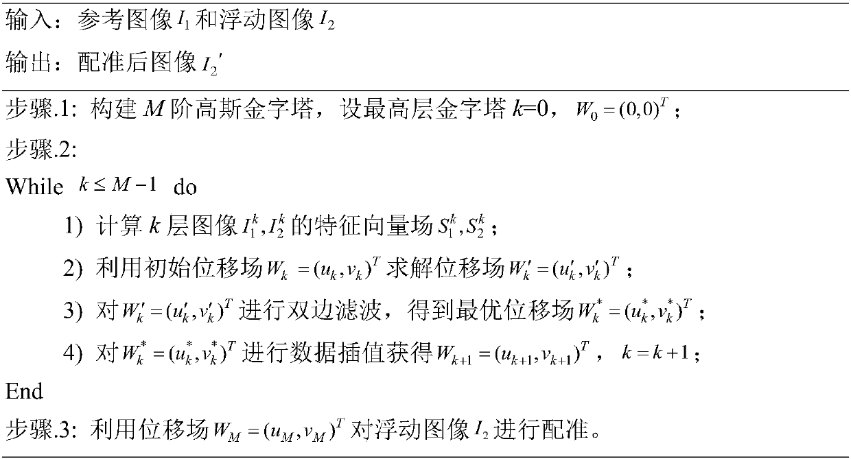 Improved optical flow field model algorithm based on characteristic vector