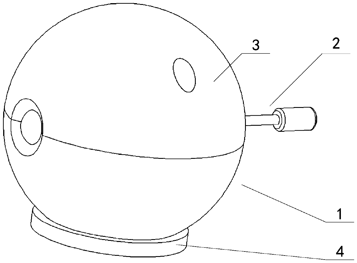 A simulation device for simulating the ray energy deposition of human eye lens