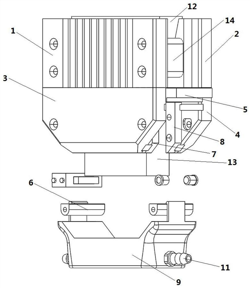 Hand tool with function of intense pulsed light negative-pressure suction