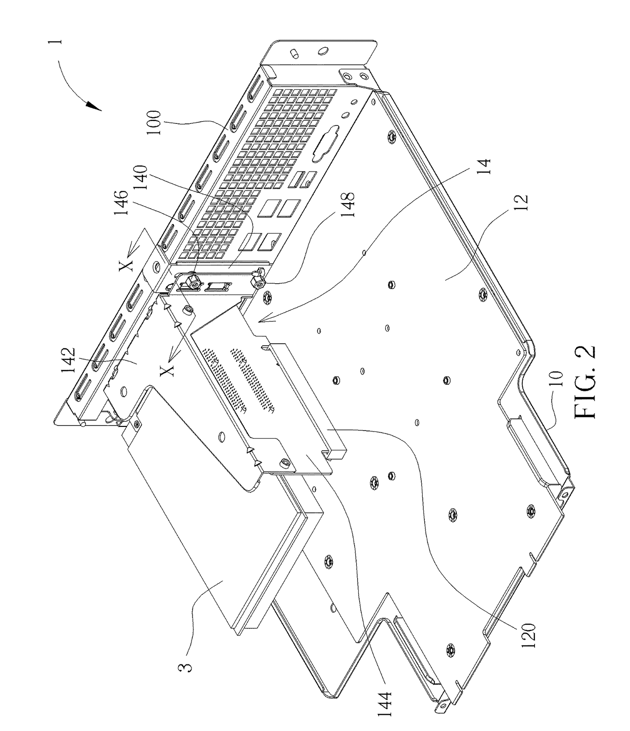 Electronic device and riser card rotating module