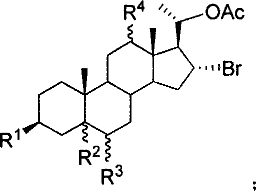 20-hydroxy-16 alpha- bromo-steroid compound, synthesis method and its uses