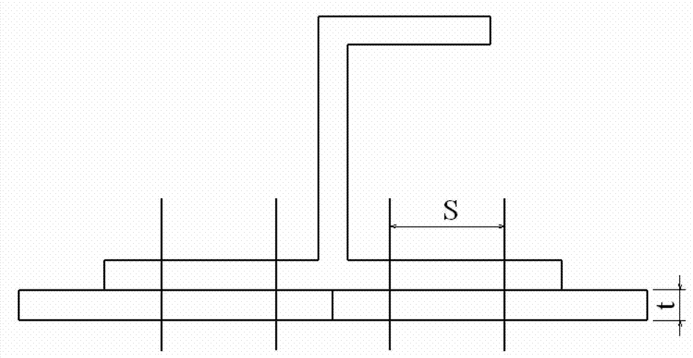 Detail fatigue rating (DFR) reference value determination method for folding direction connection structure stress in different phases