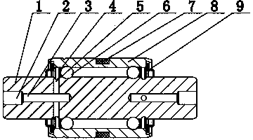 Carding roller bearing