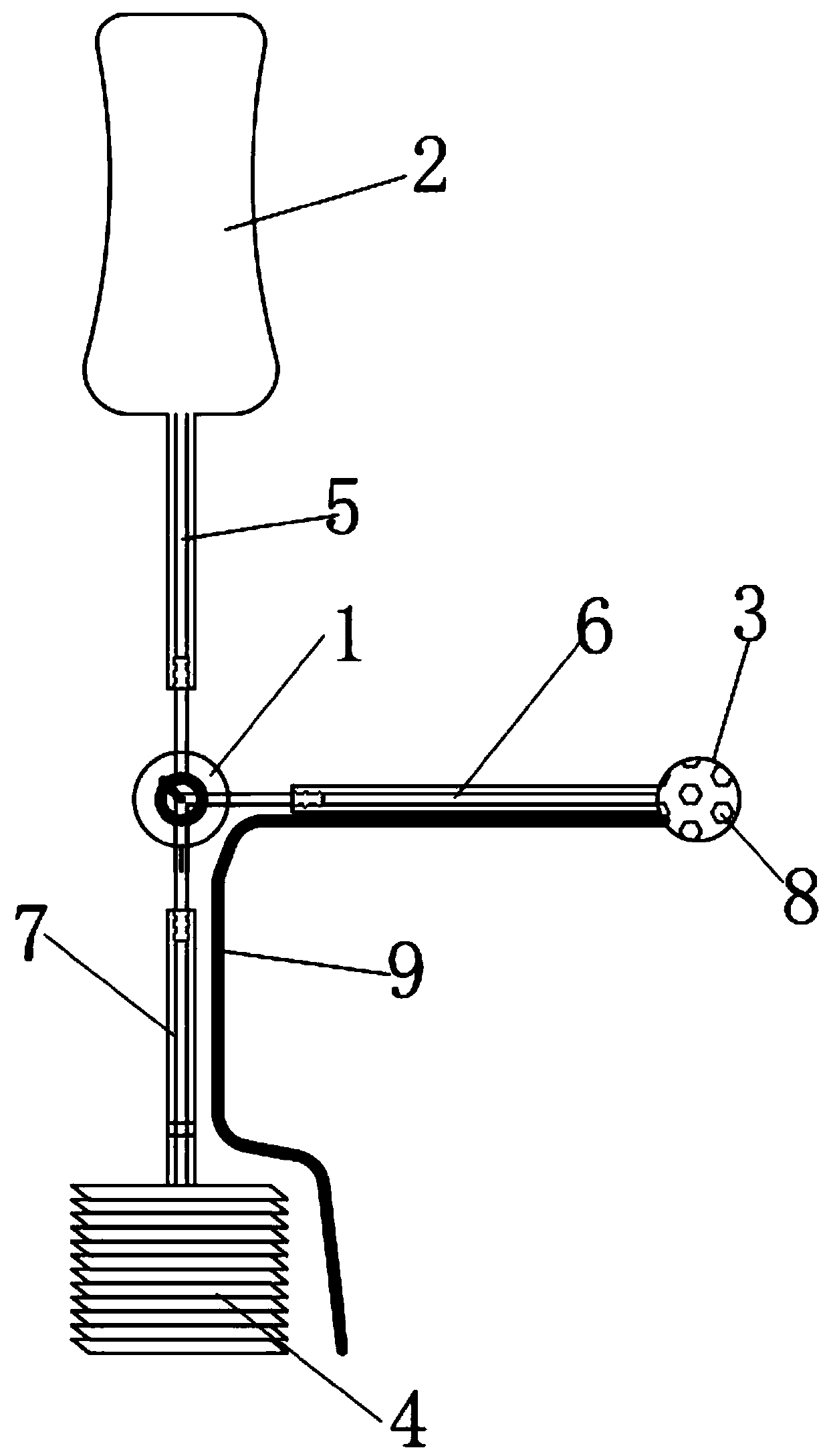 Negative pressure gastric lavage device for pediatrics