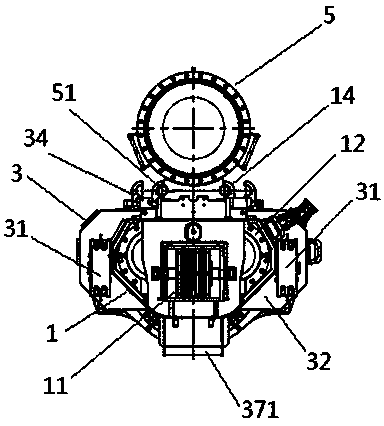 Double-drive drilling machine