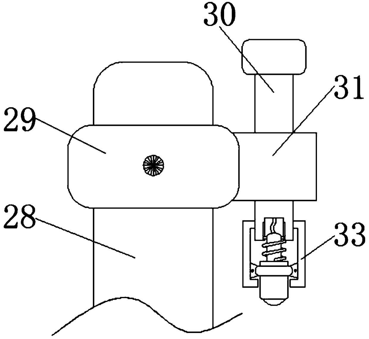 Test device for chip detection