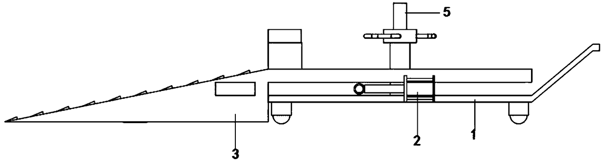 Short-distance displacement and lifting device for chemical equipment and using method