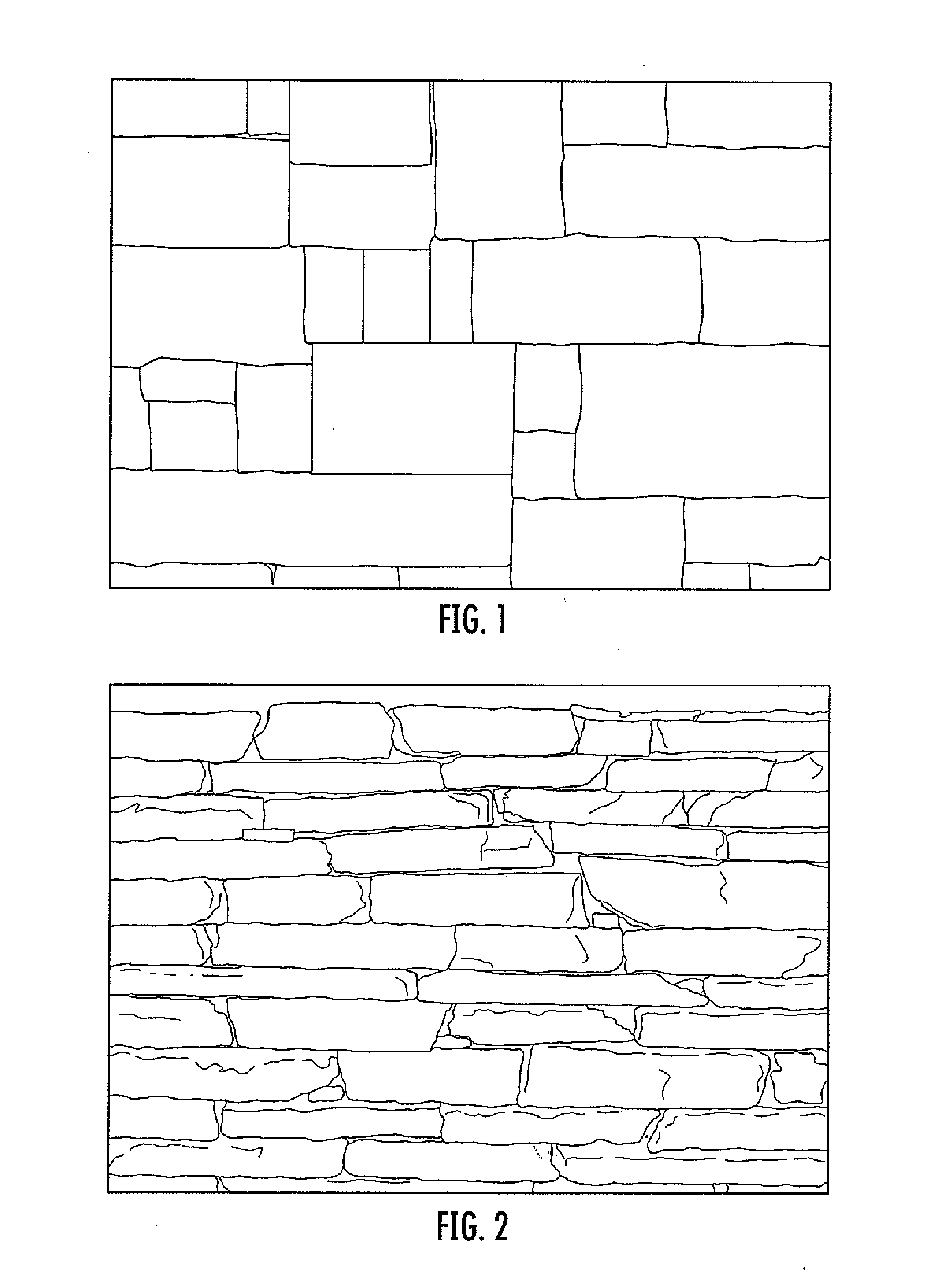 Stone fabrication system with hidden mortar joint