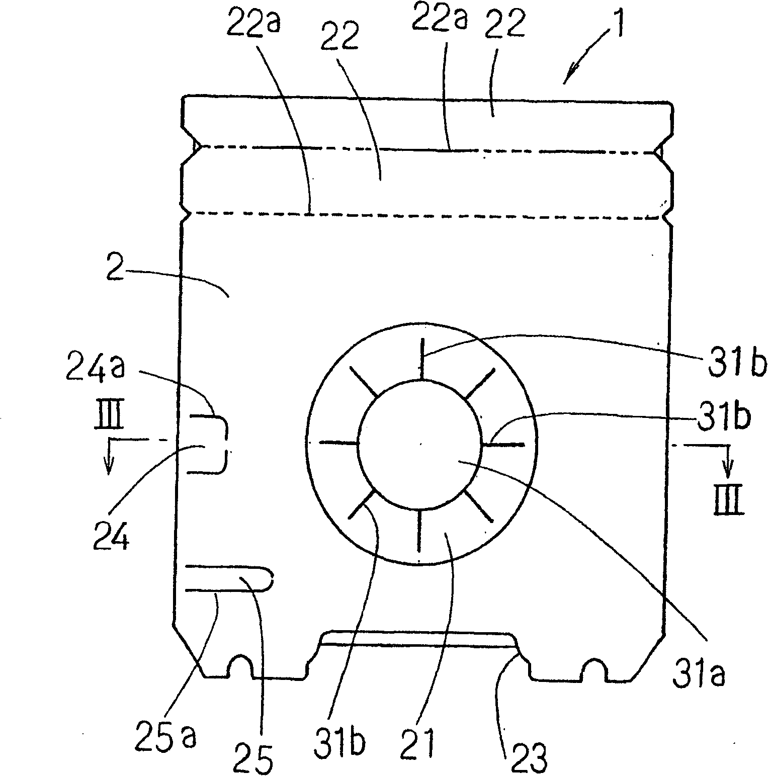 Dust-collecting filter for electrical cleaner