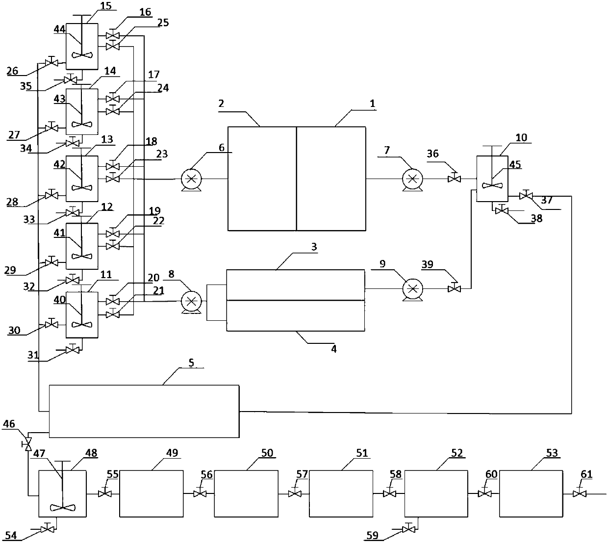 Nickel-containing industrial wastewater treatment device and process