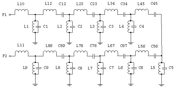 Low temperature co-fired ceramic ultra-wideband micro filter