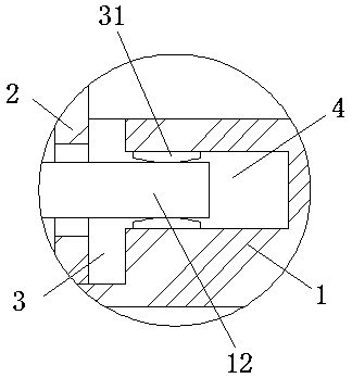 Fixing structure of a porcelain insulator