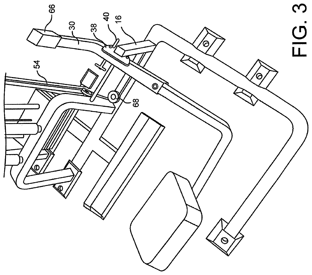 Exercise apparatus for an assisted squat exercise