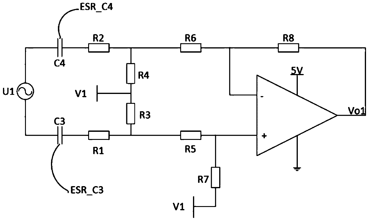 Primary side coil current measurement circuit of magnetic-induced radio energy transmission system