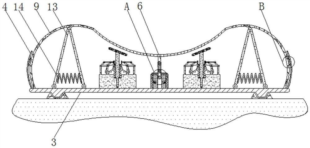 CT special pillow device capable of adjusting cervical curvature