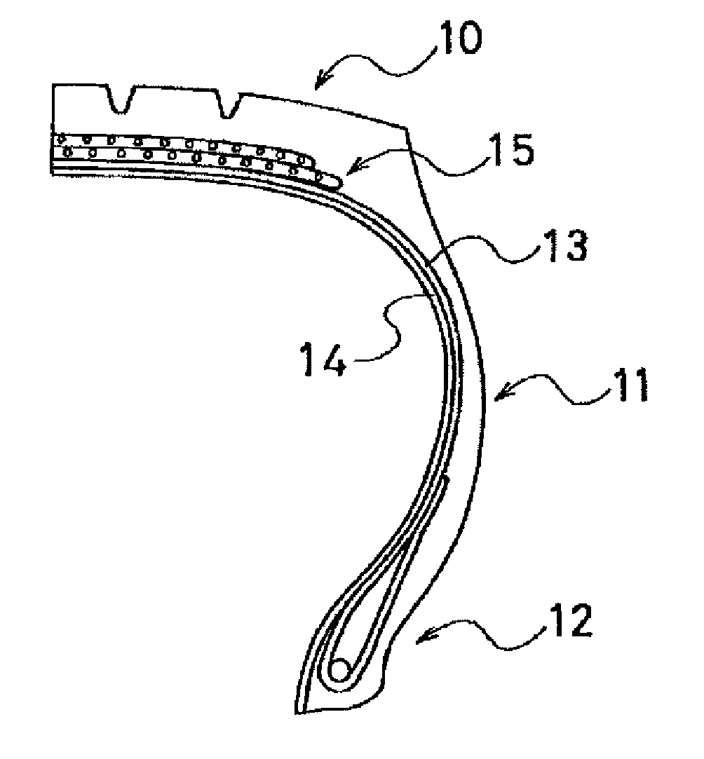 Pneumatic tire and process for producing the same