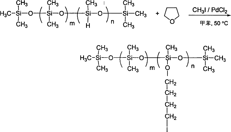 Preparation method of novel organic silicone oil water repellent agent used for cotton fabric