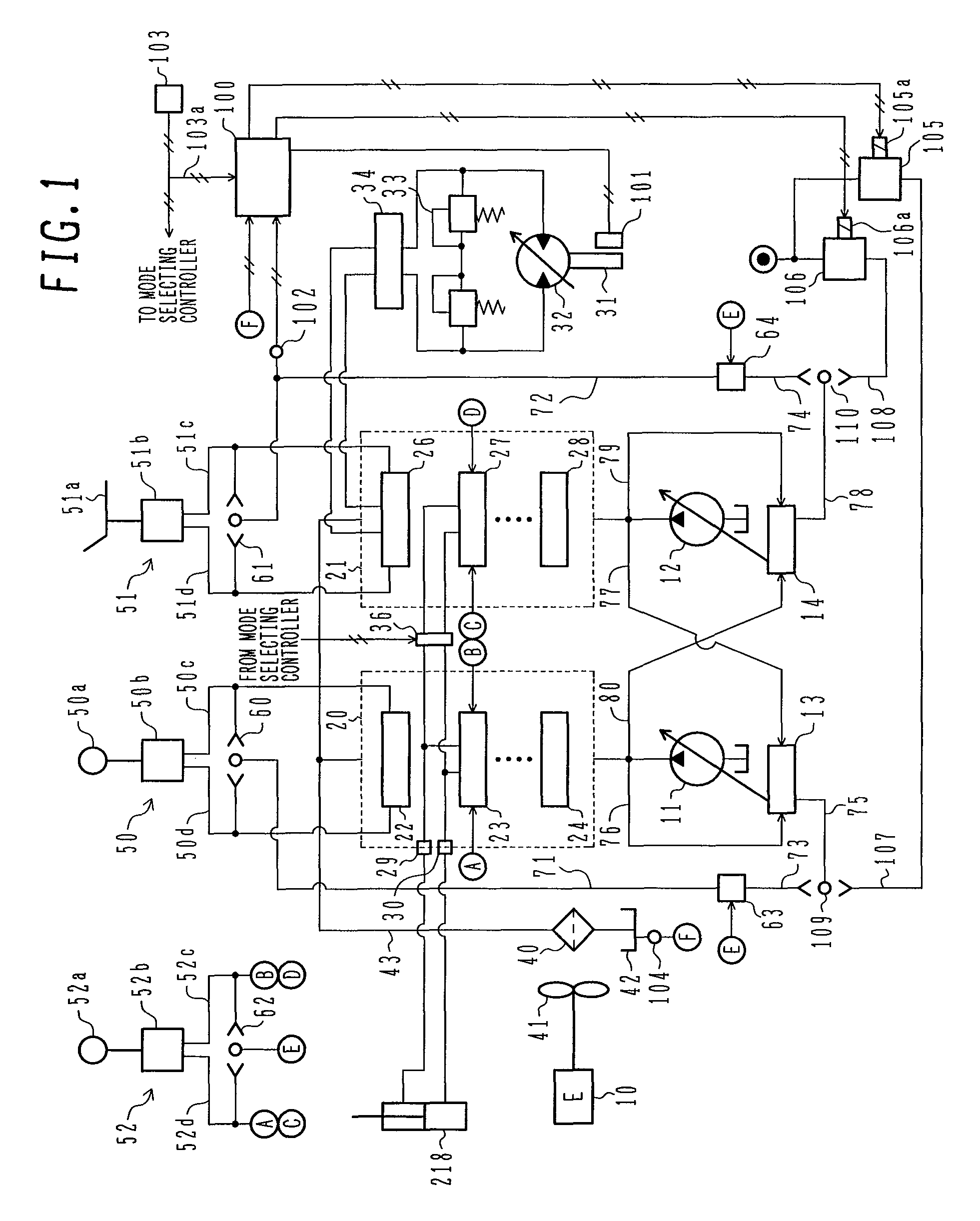 Working fluid cooling control system for construction machine